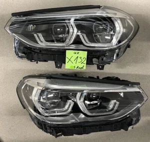 Original Nuevo BMW X3 G01 X4 G02 Juego de faros LED Adaptativos RHD PN 8496825 8496826 - Imagen 1 de 11