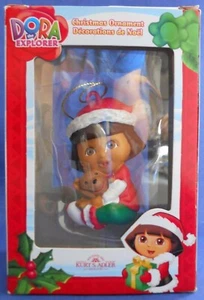 Dora The Explorer Kurt S. Adler Dora With Teddy Bear Christmas Ornament - Picture 1 of 6