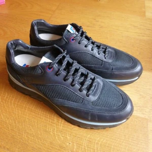 Hugo Boss x Russell Athletic Arigon Trainers Men's Blue UK 11 EUR 46 Genuine - Afbeelding 1 van 12