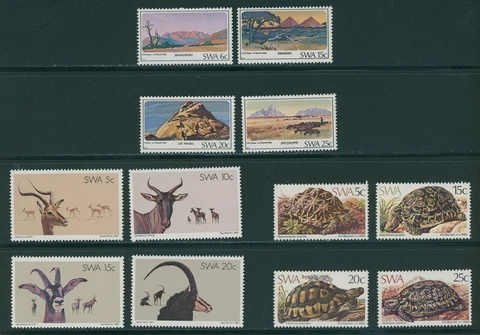 South West Africa Assortment #1 MNH 1980-'82 SETS CV$4+ 384614 Cover