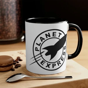 Planet Express, Futurama, Bender, Space Delivery, Gift Idea, Coffee, 11oz - Picture 1 of 21