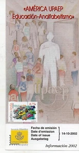España America UPAEP Educación Analfabetismo año 2002 (S-187) - Bild 1 von 1