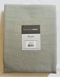 2 Panels Window Curtains 50” x 84” Sheer Light Gray NEW - Picture 1 of 3