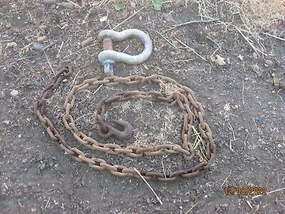 Heavy 8ft Chain With Hook And 9.5 Ton Shackle • 30£