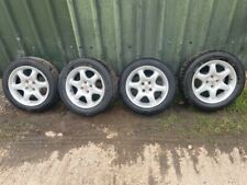 MG MGF TF GENUINE 15" 6 SPOKE ALLOY WHEELS AND TYRES