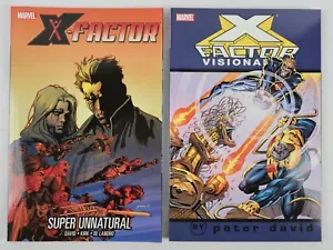 X Factor Graphic Novel Lot Visionäre & Super Unnatural David Kirk De Landro - Bild 1 von 2