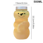 Cute Christmas Snowman Drinking Cup Plastic Water Bottles Christmas Bottle G-Lg