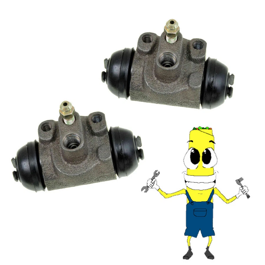 Premium Rear Left & Right Wheel Cylinders for 1972-1976 Mazda 808 11/16 In. Bore - Image 1 of 1