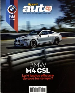 SPORT AUTO n°730 11/2022 BMW M4 CSL - Imagen 1 de 1