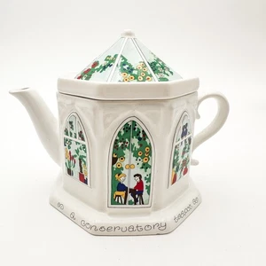 Wade Porcelain English Life Teapot A Conservatory Teapot England Vintage - Picture 1 of 12