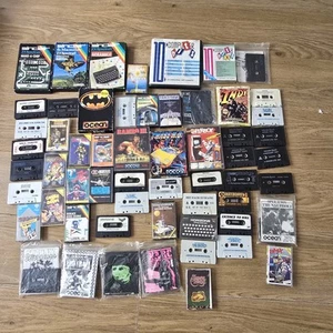 JOB LOT X 65 VINTAGE SINCLAIR SPECTRUM COMPUTER GAMES CASSETTE TAPES - Afbeelding 1 van 6