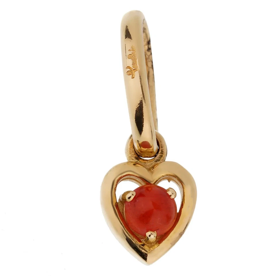 Colgante Pomellato Coral Oro Amarillo 18k Corazón Dije Foto 1 de 1
