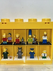 Lego Simpsons Minifigure Lot In Case Homer Marge Lisa Bart Maggie Mr Burns - Picture 1 of 13