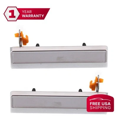 Juego de manijas de puerta delanteras exteriores cromadas para Chevette 1976-1982 / 83-94 S10 Blazer Foto 1 de 4