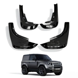 4PC Mud Flaps Mudguards Fenders Splash Guards Fits For LR Defender 90 2020+ - Picture 1 of 4