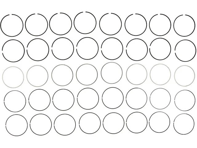 Juego de anillos de pistón 32CJBD38 para Ram 1500 Durango Dakota 2010 2004 2002 2000 2001 Foto 1 de 1