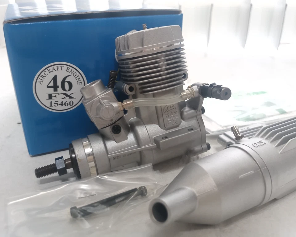 O.S. MAX 46FX Engine OS #15460 Aircraft Engine  New in box. - Image 1 of 4