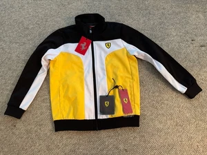 SCUDERIA FERRARI JUNGEN SOFTSHELL FULL ZIP JACKE GR. 7Y NEU - Bild 1 von 8