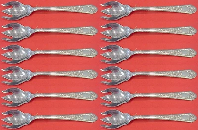 Juego de tenedor de helado personalizado Mary II by Lunt de plata esterlina Chantilly 12 piezas 5 1/2" Foto 1 de 4