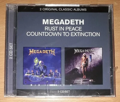 Megadeth - Rust In Peace / Countdown To Extinction 2-CD (Thrash Metal) *NEU/OPV* - Bild 1 von 2