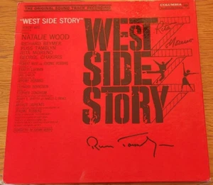 WEST SIDE STORY COLONNA SONORA FIRMATA X2 RUSS TAMBLYN RITA MORENO COA - Foto 1 di 1