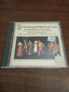 In the Streets and Theatres of London: Elizabethan Ballads Swanne Alley CD - Picture 1 of 5