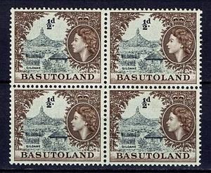 BASUTOLAND - Scott# 46 -SG# 43 - 1954 - Definitive - Block of 4 - (1 LH- 3MNH) - Picture 1 of 2