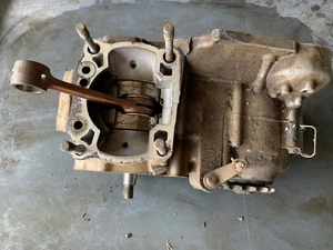 1995 95 KAWASAKI KX250 OEM BOTTOM END Engine Cases Rod Crankshaft Good - Bild 1 von 9