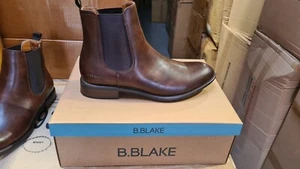 MENS MEMORY FOAM CHELSEA CASUAL ANKLE  SMART B.BLAKE CHELSEA BOOTS Size 6s Left  - Picture 1 of 5