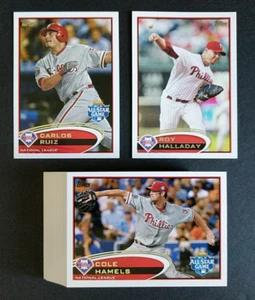2012 Topps PHILADELPHIA PHILLIES ~ 39 Card Team Set Series 1 & 2 with Update - Picture 1 of 6