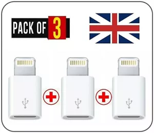 Adattatore convertitore da micro USB a 8 pin per iPhone iPad connettore di ricarica iOS - Foto 1 di 4