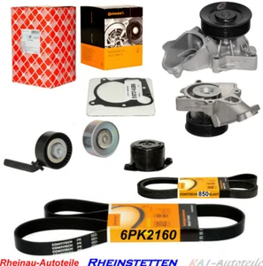 CUENTAS 6PK2160+4PK850ELA juego de correas trapeosas + CUENTAS WAPU 5 E60 E61 7 E65 E66 E67  - Imagen 1 de 9
