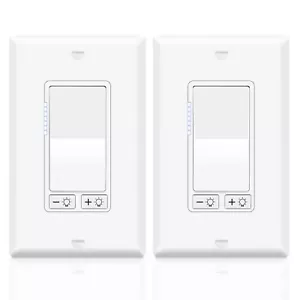 Interruptor de luz atenuadora de 3 vías para luz regulable 150W LED CFL 15A 120V listado ETL - Imagen 1 de 9