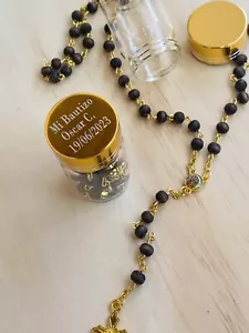 12pcs personalized Baptism favors Recuerdos Para Bautizo Y Comunión Quinceañera - Picture 1 of 7