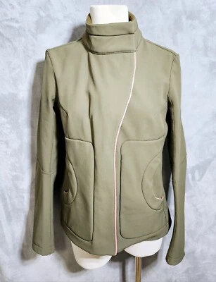 Vintage Lululemon Softshell Jacket Womens Size 6 Olive * Rare * - Изображение 1 из 4