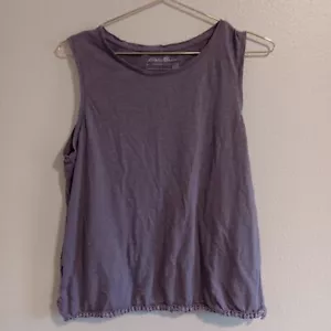 Top sin mangas Eddie Bauer para mujer M mediano lavanda púrpura - Imagen 1 de 6