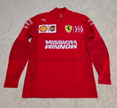 ✅️ Puma Ferrari Evoknit Jacket 2019 Leclerc Vettel Mission Winnow M / HAMILTON - Imagen 1 de 4