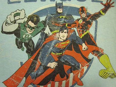 Camiseta Juvenil Liga de la Justicia XS Manga Larga DC COMICS Linterna Verde Camiseta Flash  Foto 1 de 3