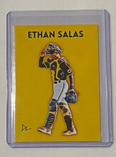 Ethan Salas Artist Signed San Diego Padres Minor League Rookie Card 1/10