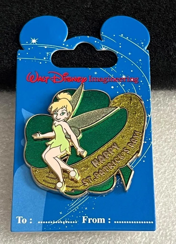 Disney WDI Tinker Bell Happy St Patrick's Day 2010 LE 300 Cast Exclusive Pin - Image 1 of 1
