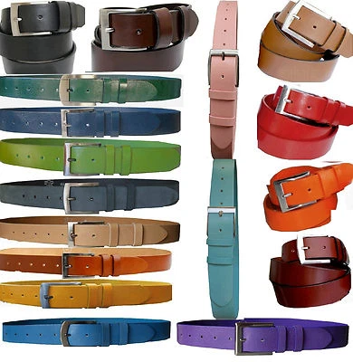 Ledergürtel aus Vollrindleder 100% LEDER 3,8cm, Sehr stabil, nicht geklebt !! - Bild 1 von 3