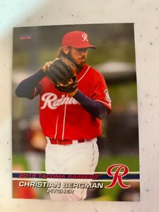 Christian Bergman 2019 Tacoma Rainiers Team Card
