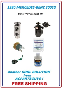 NEW AC SERVICE KIT FOR 1980 MERCEDES-BENZ 300SD DRIER VALVE ORINGS & OIL - Picture 1 of 1