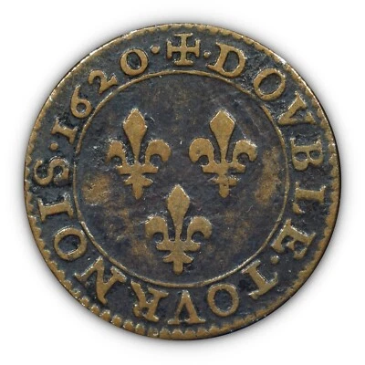 Tournois duplos França 1620 A - Imagem 1 de 2
