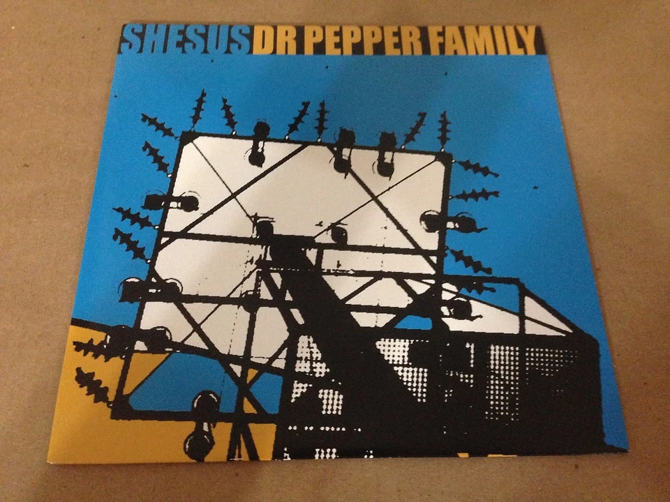 Shesus/Dr Pepper Family Split Vinyl 7" Record indie rock! non lp! Belgium Import — 第 1/1 张图片