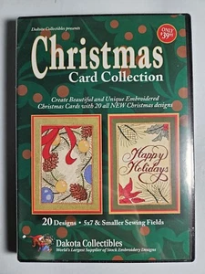 Dakota Collectibles Christmas Card Collection Embroidery Designs (2007) NEW - Picture 1 of 2