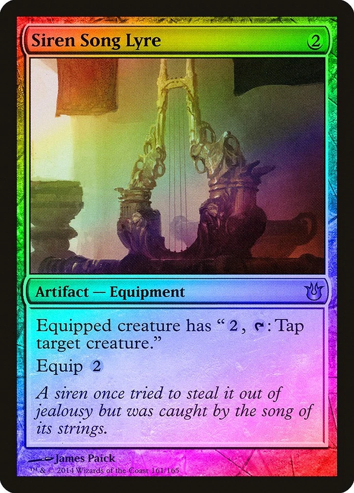 Siren Song Lyre FOIL Born of the Gods NM Artifact Uncommon MAGIC CARD ABUGames - Image 1 of 1