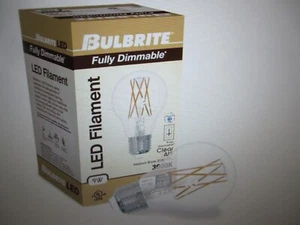 Bulbrite 75WEquivalent Soft White Light A19 E26 Medium Screw Base Dimmable 8PK - Picture 1 of 4