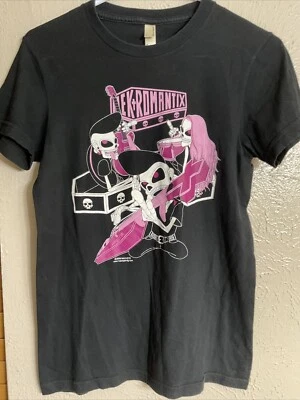 Camiseta Vintage Y2K Nekromantix Band M Feminina 2009 Machete Punk Psychobilly - Imagem 1 de 4