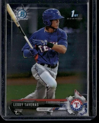 2017 Bowman Chrome #BCP158 Leody Taveras Prospects - Image 1 of 2